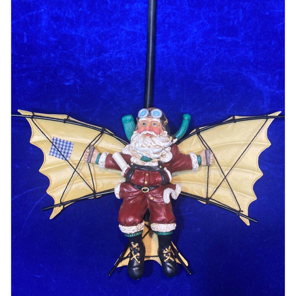 Santa with Wings Christmas Decor 11x6" Bouncy - Picture 1 of 6